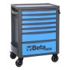 Szafka na rolkach, na kółkach, 7-szufladowa, materiał: ABS, BETA