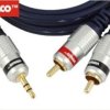 PRZEWOD JACK 2*RCA 1M DIGITAL