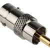 Adapter RF, 75, Męski RCA - żeński BNC, 250MHz