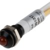Lampka kontrolna do montażu panelowego 21.6 → 26.4V dc Pomarańczowy 8mm LED RS PRO