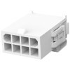 Socket housing, 8 pole, pitch 4.14 mm, straight, natural, 794246-1