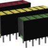 Dioda LED rzędowa 8 x żółty (D x S x W) 20 x 7 x 4 mm Signal Construct ZAQS 0817 ZAQS 0817