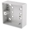 Puszka elektroinstalacyjna, l. ścieżek: 1, materiał: PVC, 87 x 87mm