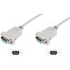 Digitus AK-610100-018-E Zero-Modem Connection Cable D-Sub 9-pin F/F 1.8m Beige