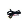 Kabel Jack 3,5 4-Pol.-3xRCA 1,5m Łezka