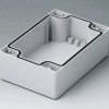 ABS enclosure shell, (L x W x H) 120 x 80 x 40 mm, light gray (RAL 7035), C2081201