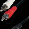 A 38-0,2L 2x RCA connector to 3.5 mm stereo jack socket, 0.2 m