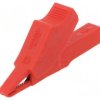 Zacisk krokodylkowy 10A 60VDC 30VAC czerwony L: 58,5mm 65.9188-22