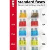 Zestaw bezpieczników samochodowych 5-30A (10szt)