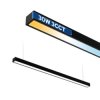 Oprawa liniowa LED 118cm, 30W, 2400lm, IP20, 3CCT, czarna, FORTIS HOROZ