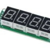 Wyświetlacz LED 4 cyfry ze sterownikiem 74HC595 piny (ARD-LED4)