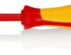 Standardowy wkrętak rozmiar końcówki: PH1 Phillips Knipex długość ostrza: 80 mm Wkrętak izolowany