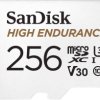 SanDisk High Endurance Monitoring microSDXC 256 GB Class 10, UHS-I, UHS-Class 3, v30 Video Speed Class zaw. kartę pamięc