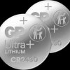 GPCR2430STD720C2 Lithium button cell battery, 3 V, 24.0x3.0 mm, pack of 2
