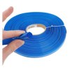 Folia termokurczliwa - rękaw PVC szer. 18mm - niebieska - 1mb