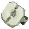 G13 oprawka 13mm z blaszką AAG.S 3345/MAU biała