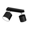 Lampa Sufitowa Dixie Black 2Xgx53 Mlp7600 Milagro