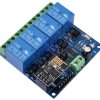 Narzędzie rozwojowe z kategorii komunikacja i łączność bezprzewodowa 802.11 b/g/n ESP-RELAY04-5V Relay Control Card