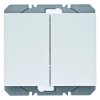 KNX RF przycisk radiowy 2-krotny płaski quicklink biały połysk Berker K.1 85656279