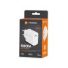 Natec Ribera ładowarka sieciowa USB-A USB-C 45W, biała