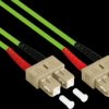 LW-830SC5 Duplex Jumper OM5 50/125µ SC/SC, LSZH, 30m, green