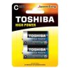 Baterie Alkaliczne TOSHIBA HIGH POWER LR14 1,5V Blister 2szt