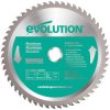 Evolution EVOBLADE230AL Aluminium Cutting Mitre Saw Blade 230 x 25.4mm x 80T