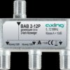 BAB 2-12P Axing 2-way satellite splitter, 12 db