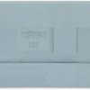 End/Intermediate plate for terminal block, 282-308