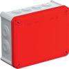 Cable junction box, 176 x 135 x 67 mm, no. of entries: 12, 16 mm², gray/red, IP66, 2007649