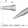 C115108 C115 soldering tip, chisel-shaped, C115108/0.6 x 0.3 mm, straigh
