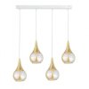 Lampa wisząca 4xE27 LACRIMA WHITE