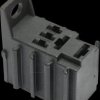 H7280 Automotive relay holder, holder micro relay, ISO 7588-3 terminal