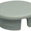 Front cap, without line, pebble gray, KKS, for rotary knobs size 13.5, A4113007