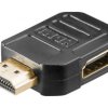 Adapter HDMI, pozłacany