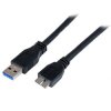 Kabel USB Złącze A USB A Złącze B Micro USB typu B dł. 1m Kabel USB-A do USB Micro-B USB 3.0 kolor: Czarny