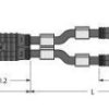 Turck 6629192 Rozdzielacz i adapter czujnika/aktuatora VBRS4.4-2PKG3M-0,3/0,3/TEL, 0.30 m, 1 szt.