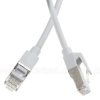 Patchcord S/FTP kat.8 (PiMF); 0,5m, LSOH/LSZH, szary