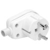Wtyczka kątowa. Uni-schuko. rozbieralna. biała OR-AE-13182