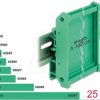 65987 Board Holder for DIN Rail 25 cm long