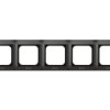 IMPRESJA METALIK Ramka 5 pięciokrotna do wyłączników IP44 antracyt RH-5Y/50 OSPEL