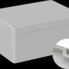 Industrial housing, 160 x 120 x 75 mm, IP65, light gray
