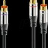 S-AC900-100 Cinch subwoofer cable, cinch connector > 2x connectors, 10.0 m