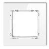 DECO Ramka uniwersalna - szkło (ramka: biała: spód: biały) biały 0-0-DRG-1 KARLIK