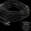 0017258549 Extension cable, rubber, IP44, 25 m cable, black