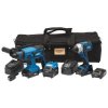 Draper 24021 D20 20V Impact Driver and SDS+ Drill Kit