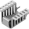 Clip-on heatsink, (L x W x H) 25 x 13 x 13 mm, 21.4 K/W, solderable surface, 10151015