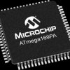 AVR microcontroller, 8 bit, 16 MHz, TQFP-64, ATMEGA169PA-AU
