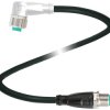 Pepperl+Fuchs 70131571 Złącze konfekcjonowane czujnika/aktuatora V15-W-E8-BK0,8M-PUR-A-V15-G, piny: 5, 5, 0.8 m, 1 szt.