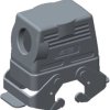 Housing, size HB10, die-cast aluminum, PG29, angled, clip locking, IP65, T1250102125-000